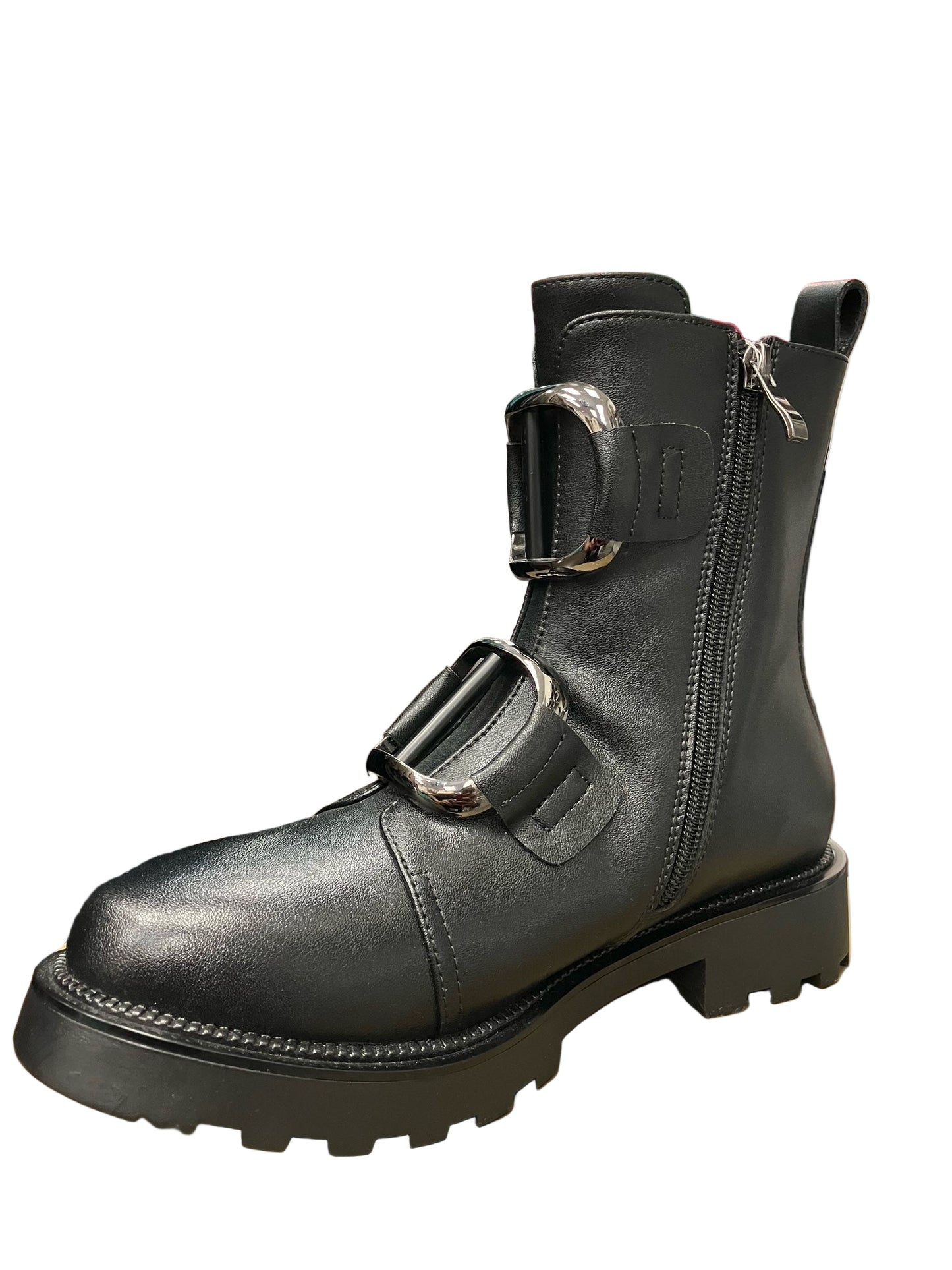 Buckle Up Black Boots