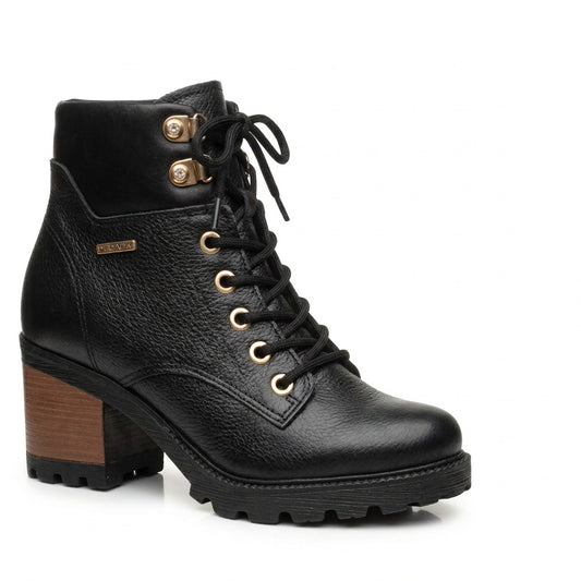 Leather Black Ankle Boots