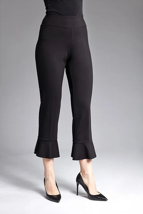 Pull on Kick Flare Cropped Pant