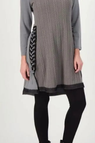 Cable Knit Sweater Dress