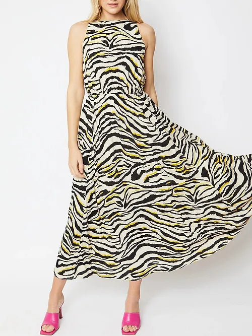 Animal Print Maxi Dress